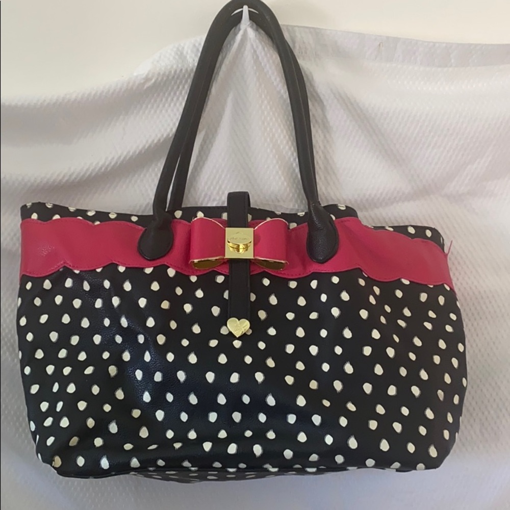 Betsey Johnson tote, wallet and bag